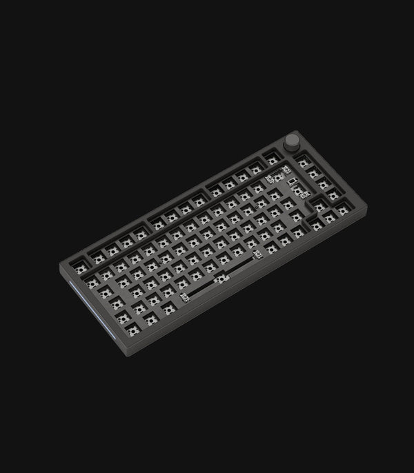 Glorious – GMMK Pro Black Slate 75 % TKL-Tastatur – Barebone, ISO-Layout, schwarz 